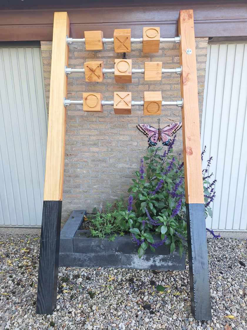 boter kaas en eieren spel tuin hout douglas XXL