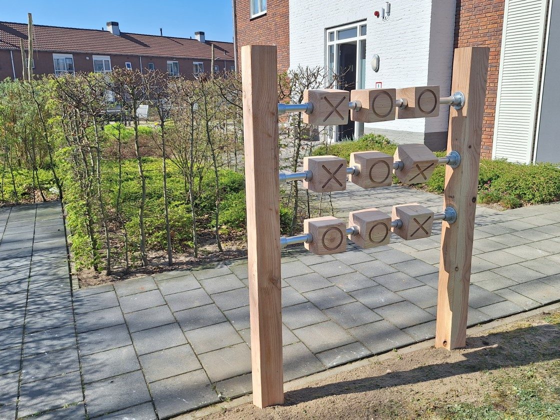 boter kaas en eieren spel tuin hout XXL buiten douglas